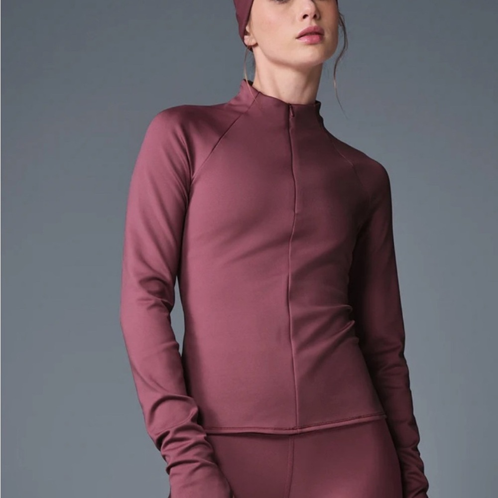 ALO Burgundy Truffle Airlift Warm Set